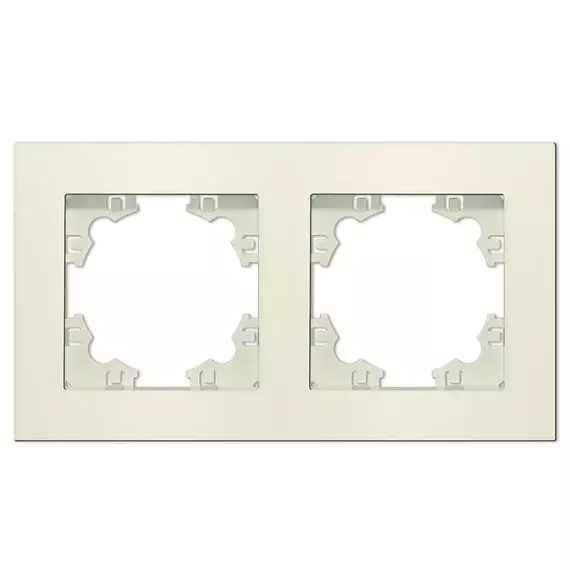 Рамка 2-м Афина универс. сл. кость (ivory) Universal A0044-I