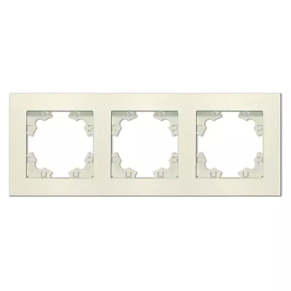 Рамка 3-м Афина универс. сл. кость (ivory) Universal A0045-I