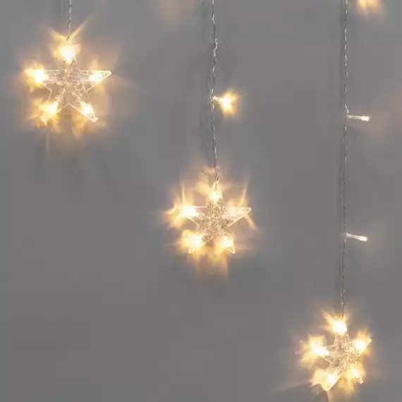 Гирлянда "Арка" со звездами 2.5х1.2м 136 LED с контроллером 8 режимов 230В теплый бел. Neon-Night 255-076, изображение 3