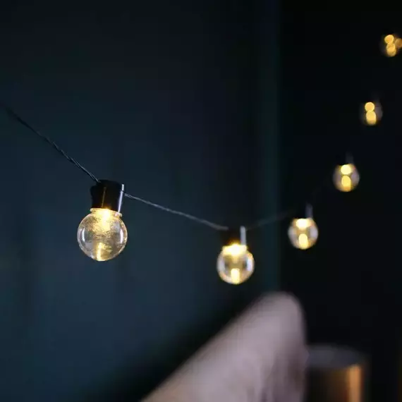 Гирлянда светодиодная "Лофт" 5м 20LED тепл. бел. 1.2Вт IP20 провод ПВХ черн. Neon-Night 303-066, изображение 4