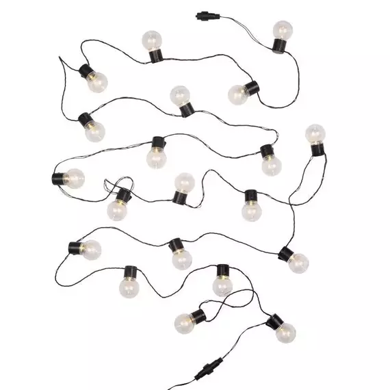 Гирлянда светодиодная "Лофт" 5м 20LED тепл. бел. 1.2Вт IP20 провод ПВХ черн. Neon-Night 303-066, изображение 6