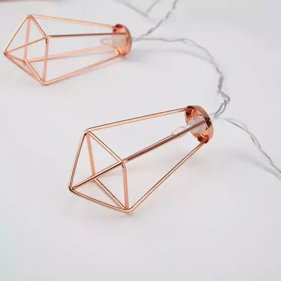 Гирлянда светодиодная "Кристаллы бронзовые" 1.5м 10LED тепл. бел. 0.1Вт IP20 провод ПВХ прозр. элементы питания 2хAA (не в компл.) Neon-Night 304-019, изображение 10