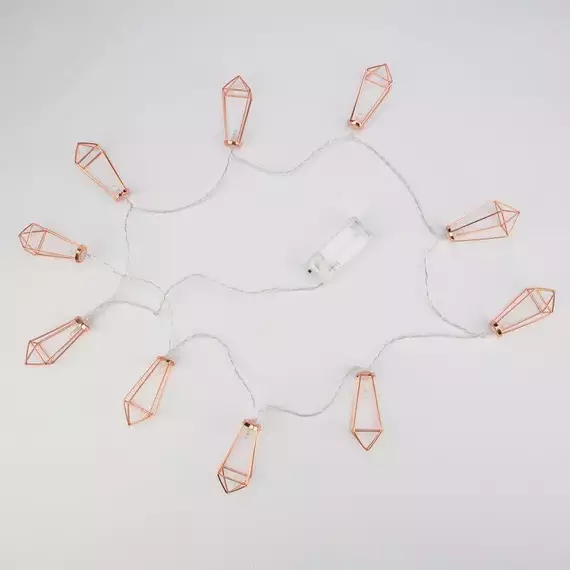 Гирлянда светодиодная "Кристаллы бронзовые" 1.5м 10LED тепл. бел. 0.1Вт IP20 провод ПВХ прозр. элементы питания 2хAA (не в компл.) Neon-Night 304-019, изображение 9