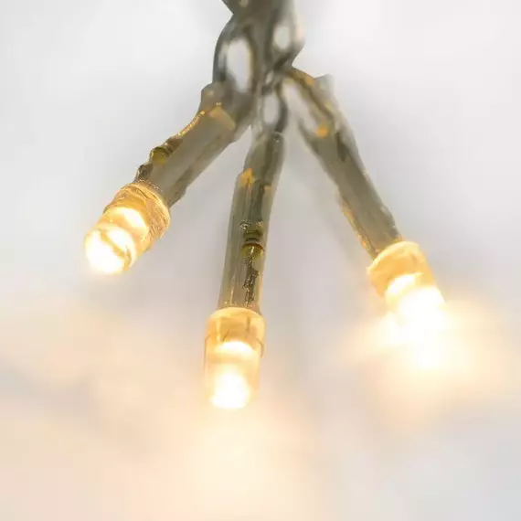 Гирлянда светодиодная "Светодиодный Дождь" 3х2м 240LED тепл. бел. IP20 230В свечение с динамикой провод прозр. Neon-Night 235-092, изображение 5