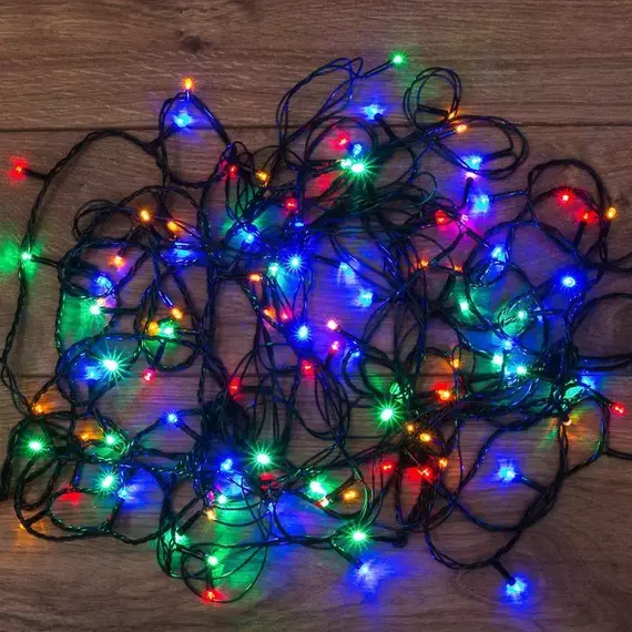 Гирлянда светодиодная универсальная 20м 200LED мультиколор с контроллером Neon-Night 304-119