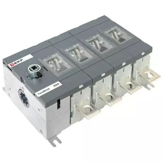 Рубильник 4п 250А без рукоятки управления TwinBlock EKF tb-s-250-4p, изображение 7