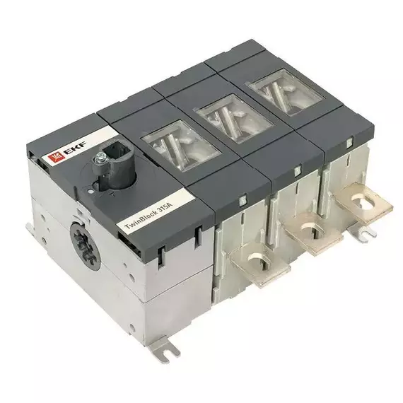 Рубильник 4п 315А без рукоятки управления TwinBlock EKF tb-s-315-4p, изображение 5