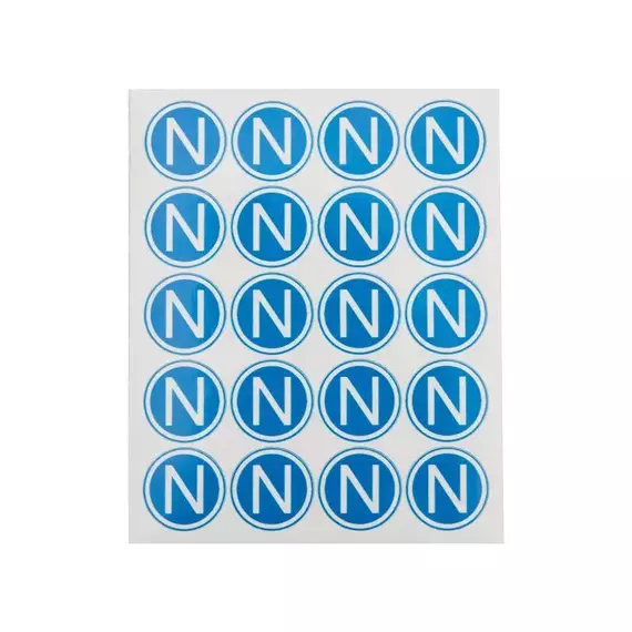 Наклейка знак электробезопасности "N" d20мм Rexant 56-0059, изображение 2