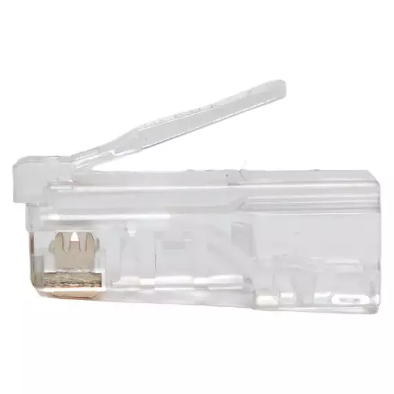Коннектор RJ-45 неэкранированный 8P8C 30мкд кат.5e универс. (уп.50шт) TeraLINK PRO EKF TRP-PLUG-5EUTP-50, изображение 4