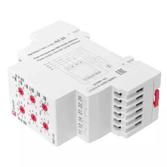 Реле контроля фаз RKF-24 EKF rkf-24, изображение 2