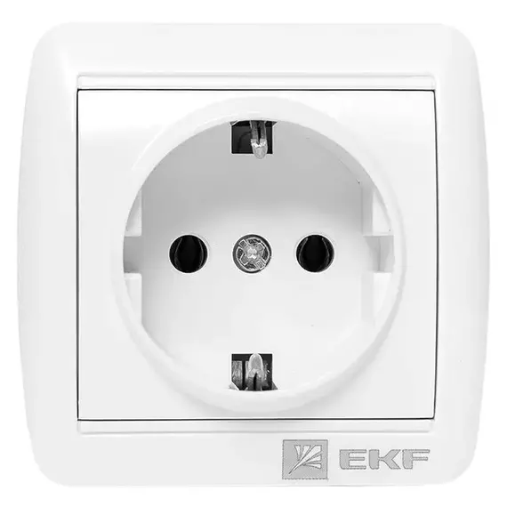 Розетка 1-м ОП Владивосток 16А IP44 с заземл. EKF EQR16-029-30-54, изображение 2
