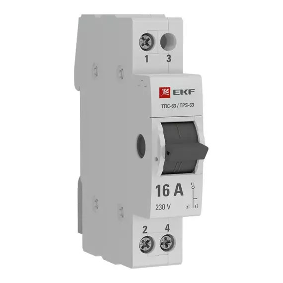 Переключатель трехпозиционный ТПС-63 1P 16А PROxima EKF TPS116, изображение 3