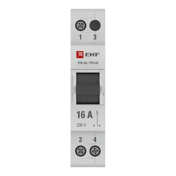 Переключатель трехпозиционный ТПС-63 1P 16А PROxima EKF TPS116, изображение 4