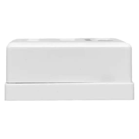 Розетка настенная TERACOM PRO кат.6 неэкранированная 2 порта RJ-45 Dual IDC бел. EKF TRP-WBOX-2RJ45-6UTP-WH, изображение 4