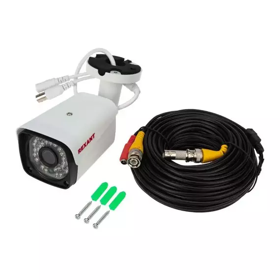 Комплект видеонаблюдения 4 наружные камеры AHD/2.0 Full HD Rexant 45-0520, изображение 3