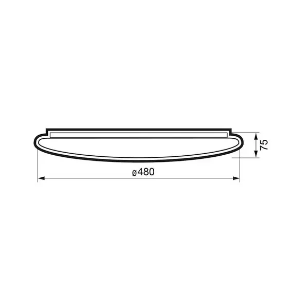 Светильник светодиодный PPB INFINITY 60Вт 4000К IP20 d480х75 настенно-потолочный JazzWay 5049536, изображение 7