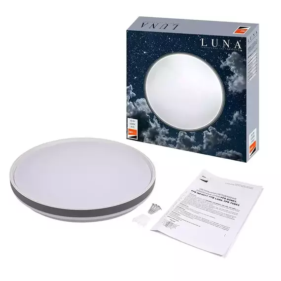 Светильник светодиодный PPB LUNA 60Вт 4000К IP20 d480х75 настенно-потолочный JazzWay 5049475, изображение 10