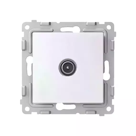 Розетка TV оконечная СП Pixel 1DB механизм перламутр. TOKOV ELECTRIC TKE-PX-A1O-C04, изображение 2