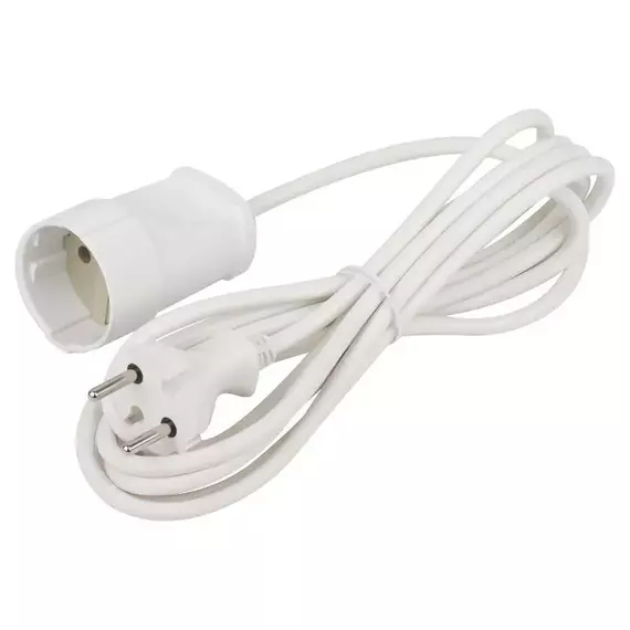 Удлинитель-шнур 1х3м без заземл. 6А IP20 UX(6)-1-3m ПВС 2х0.75 Эра Б0039819