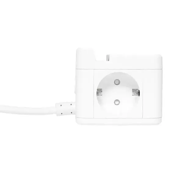 Удлинитель "Куб" 2х1.3м USB + 2Type C с быстрой зарядкой подставкой под телефон и ночником 1кв.мм EKF UBA-CUB-2-FC, изображение 6