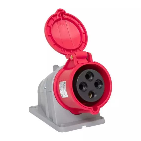 Розетка стационарная наружная 124 3Р+РЕ 32А 380В IP44 PROxima EKF ps-124-32-380-PRO, изображение 2