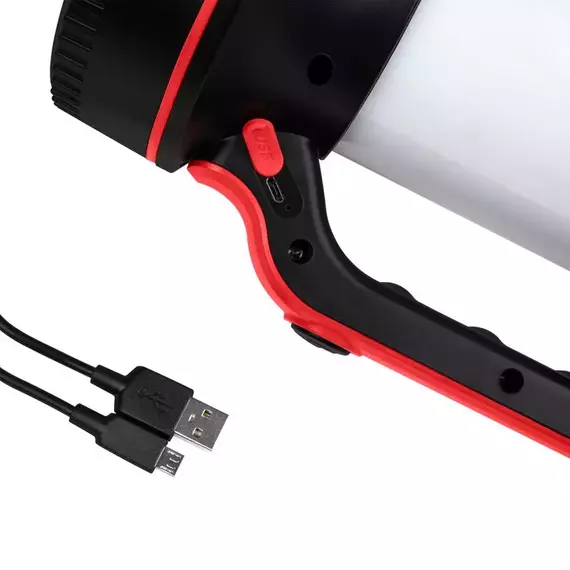 Фонарь-прожектор светодиодный аккумуляторный Accu5-L 7W/L30-bk 4Li-ion 18650 1200мА.ч 2источника света IP20 JazzWay 5048874, изображение 3