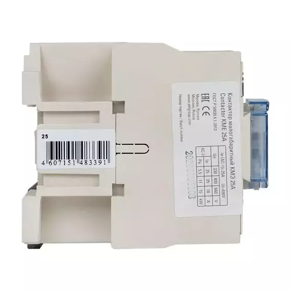 Контактор КМЭ 25А кат. 380В AC 1НЗ EKF ctr-s-25-380-nc, изображение 8
