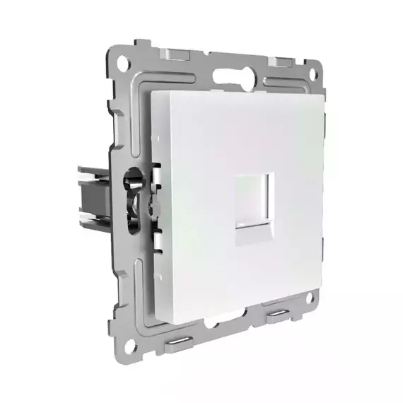 Розетка телефонная 1-м СП Pixel RJ11 механизм перламутр. TOKOV ELECTRIC TKE-PX-RT1-C04, изображение 3