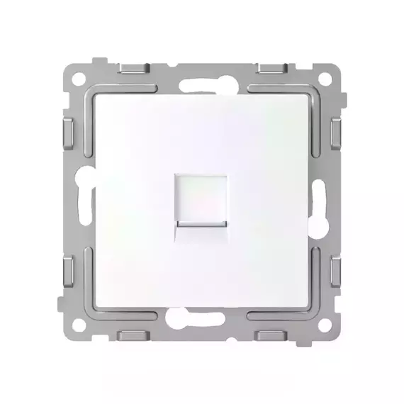 Розетка компьютерная 1-м СП Pixel RJ45 кат.5E механизм перламутр. TOKOV ELECTRIC TKE-PX-RC1-C04, изображение 2