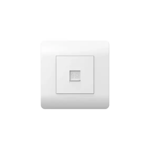 Розетка компьютерная 1-м NEW3-E RJ45 бел. CHINT 431540