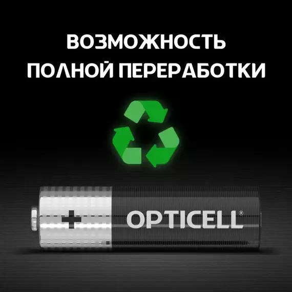 Элемент питания алкалиновый AA/LR6 (блист. 8шт) Basic Opticell 5051008, изображение 6
