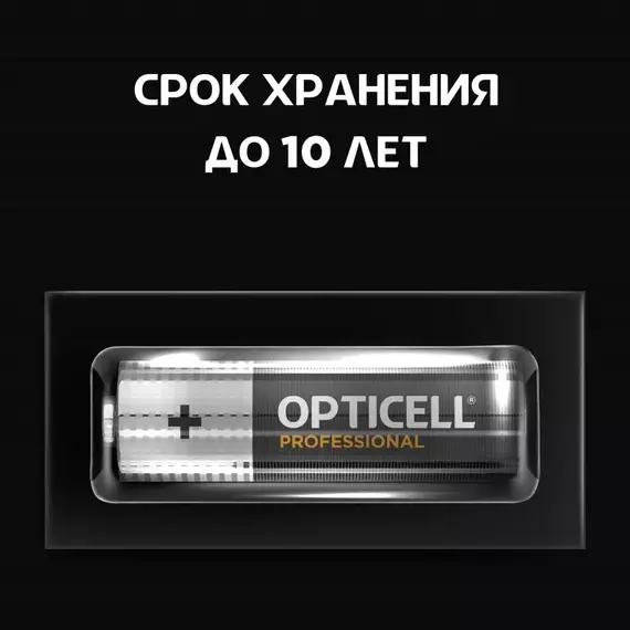 Элемент питания алкалиновый AA/LR6 (блист. 6шт) Professional Opticell 5052003, изображение 2