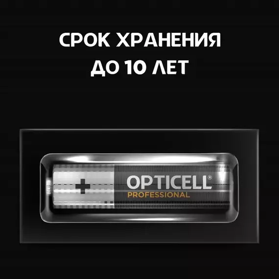 Элемент питания алкалиновый AAA/LR03 (блист. 12шт) Professional Opticell 5052006, изображение 2