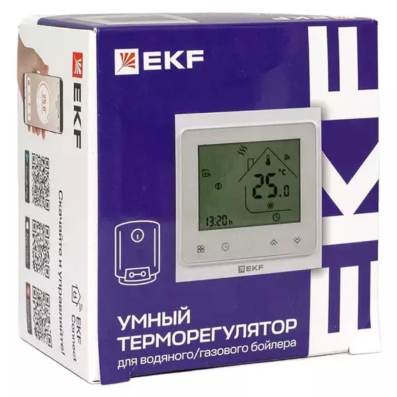 Терморегулятор для водяного/газового бойлера Умный EKF Connect ett-5, изображение 2