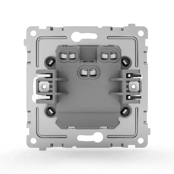 Переключатель проходной 2-кл. СП Pixel 10А IP20 механизм алюм. TOKOV ELECTRIC TKE-PX-P2-C03, изображение 5