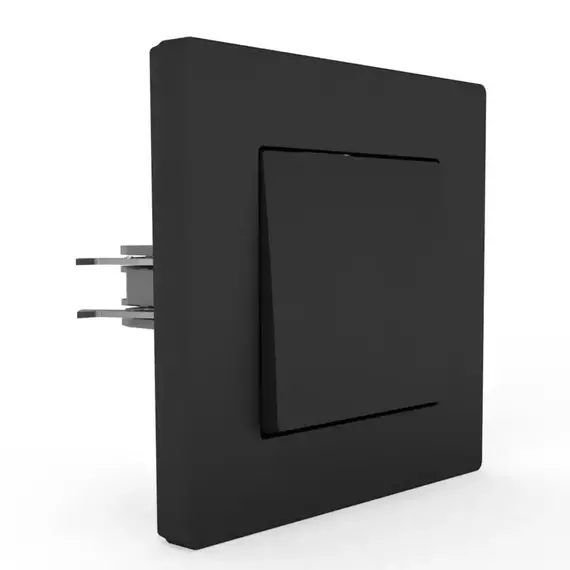 Выключатель 1-кл. СП Pixel 10А IP20 в сборе карбон TOKOV ELECTRIC TKE-PX-V1F-C14, изображение 3