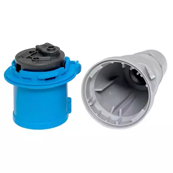 Вилка переносная 013 2Р+РЕ 16А 220В IP44 PROxima EKF ps-013-16-220-PRO, изображение 6