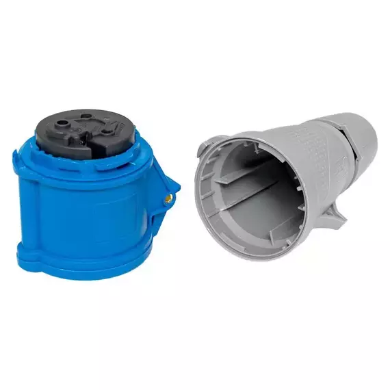 Розетка переносная 223 2P+PE 32А 220В IP44 PROxima EKF ps-223-32-220-PRO, изображение 8