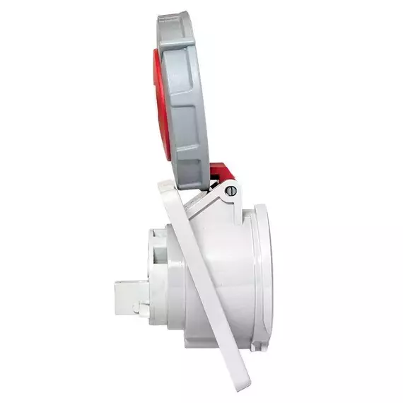 Розетка стационарная внутренняя угловая 4152 3Р+РЕ+N 16А 380В IP67 PROxima EKF ps-4152-16-380, изображение 2