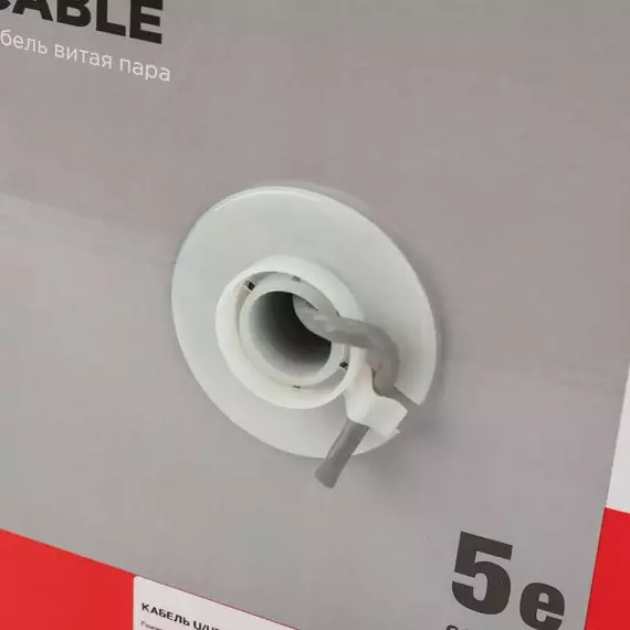 Кабель витая пара U/UTP кат.5E 4х2х24AWG solid CU ZH нг(А)-HF сер. (305м) Rexant 01-0069, изображение 5
