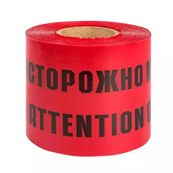 Лента сигнальная ЛСЭ "Осторожно кабель" 150х100 Basic EKF lse-150x100-bas, изображение 2