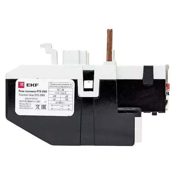 Реле тепл. РТЭ 3363 63-80А EKF rel-3363-63-80, изображение 6