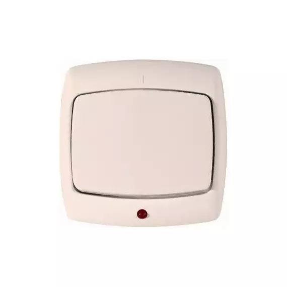 Выключатель 1-кл. СП Рондо 6А IP20 с индикацией сл. кость SchE S16-066-SI, изображение 3