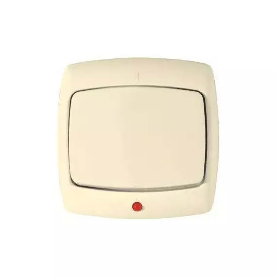 Выключатель 1-кл. СП Рондо 6А IP20 с индикацией сл. кость SchE S16-066-SI, изображение 4