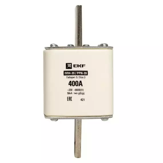 Вставка плавкая ППН-39 630/400А габарит 3 PROxima EKF fus-39/630/400, изображение 5
