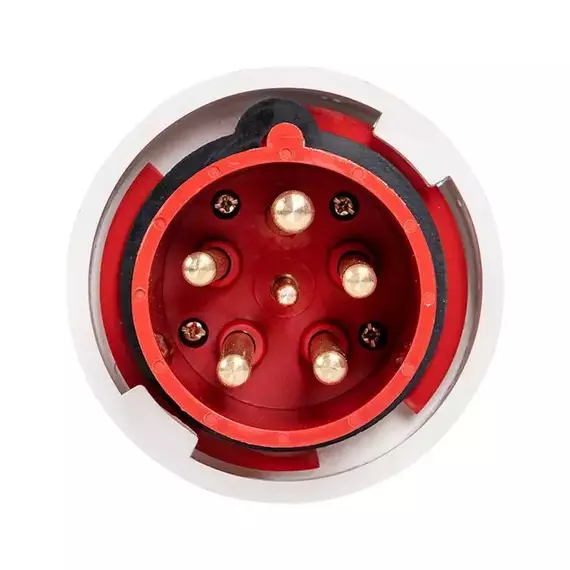 Вилка переносная 045 125А 3P+PE+N 380В IP67 EKF ps-045-125-380, изображение 4