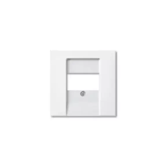 Накладка розетки компьютерной Basic-55 альп. бел. ABB 2CKA001724A4275