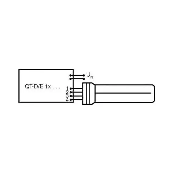 Лампа люминесцентная компакт. DULUX D/E 13W/840 G24q-1 OSRAM 4050300017594, изображение 2