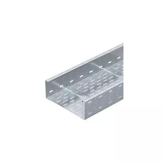 Лоток листовой перфорированный 400х110 L6000 сталь 2мм WKSG 140 FT OBO 6098149, изображение 3