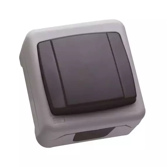 Переключатель проходной 1-кл. ОП 10А IP55 сер. Makel 36064105